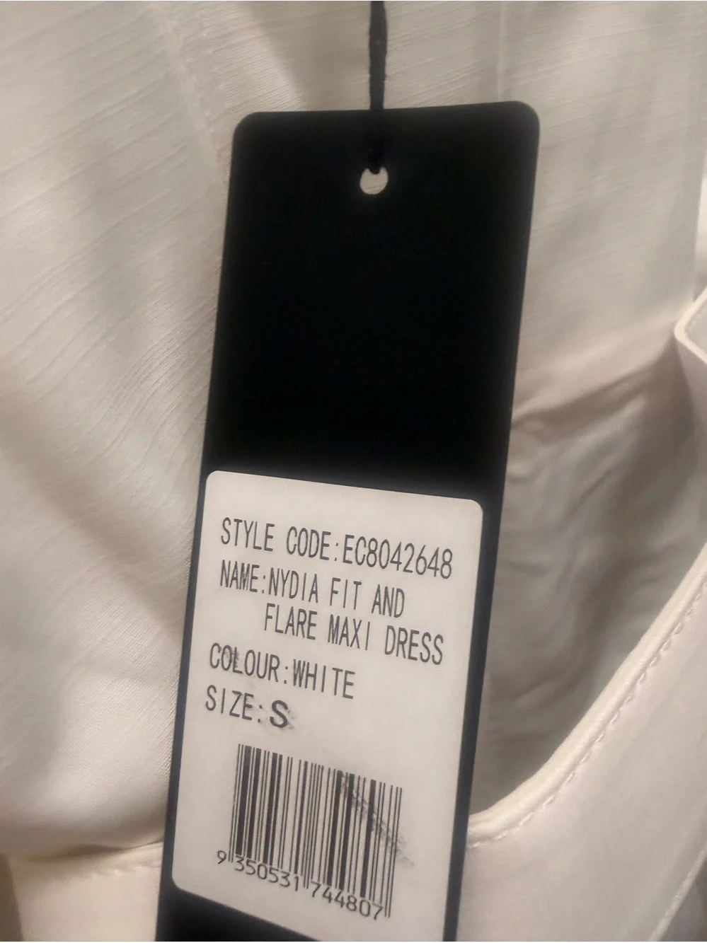 ELLIATT Women’s Nydia Fit & Flare Maxi in White Dress Size S NWT - Picture 8 of 8